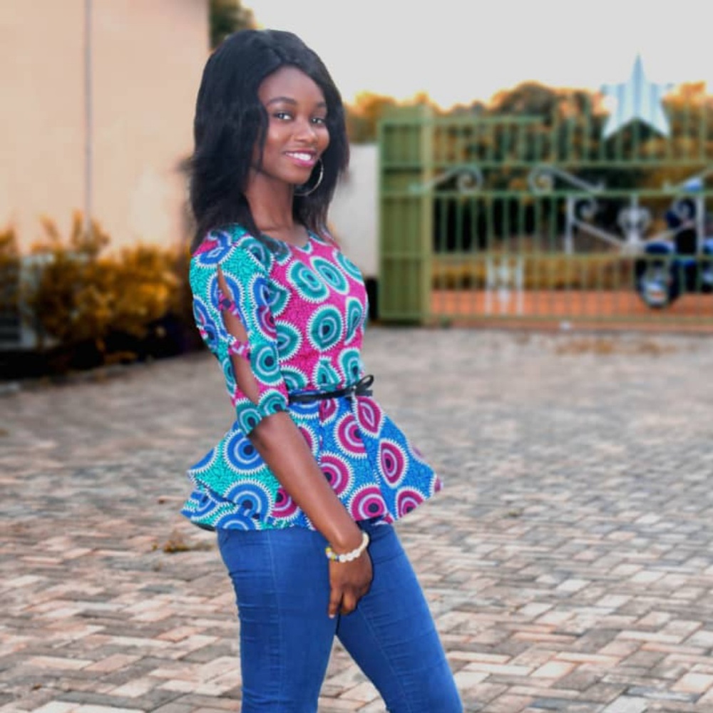 African print top. Hand made